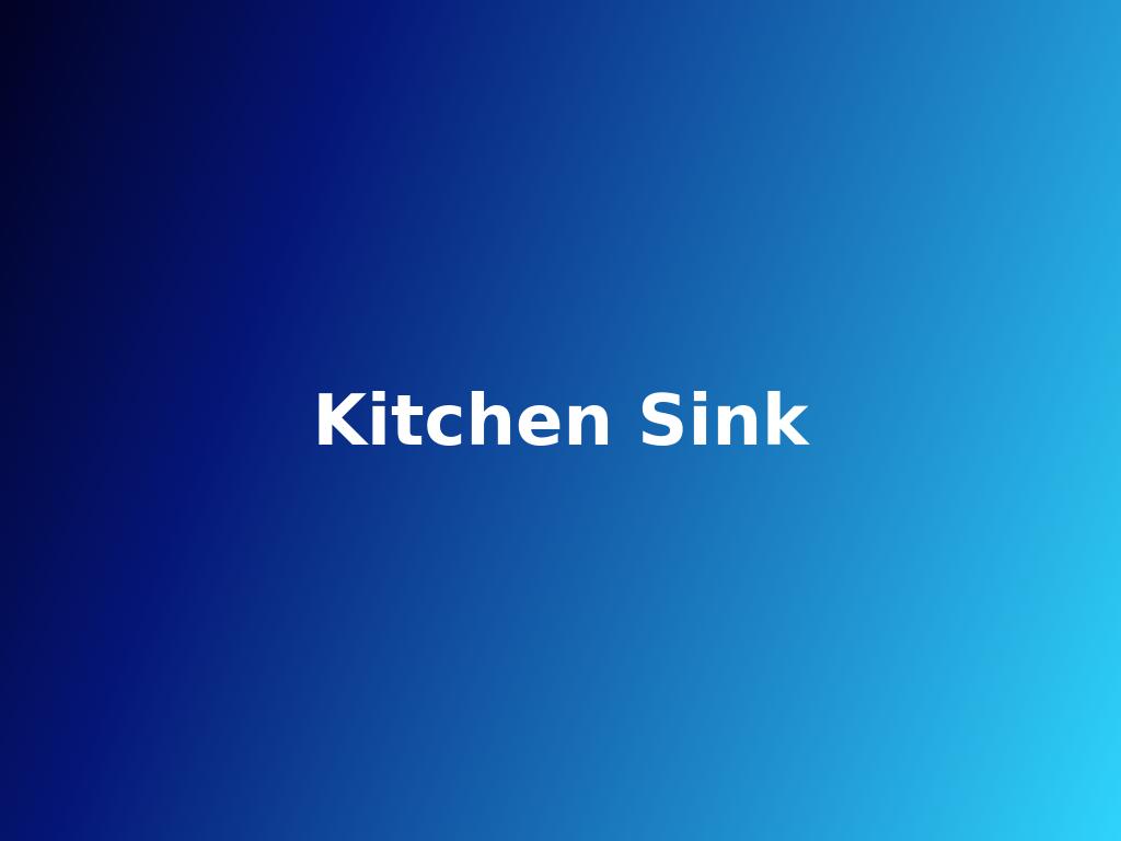 KitchenSink screenshot